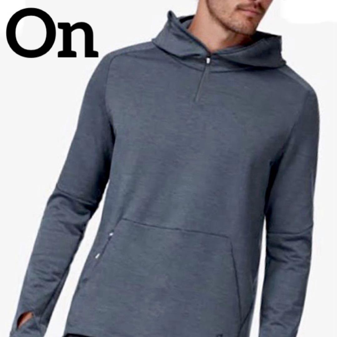 On オン HOODIE Running ランニング ハーフジップ フーディー