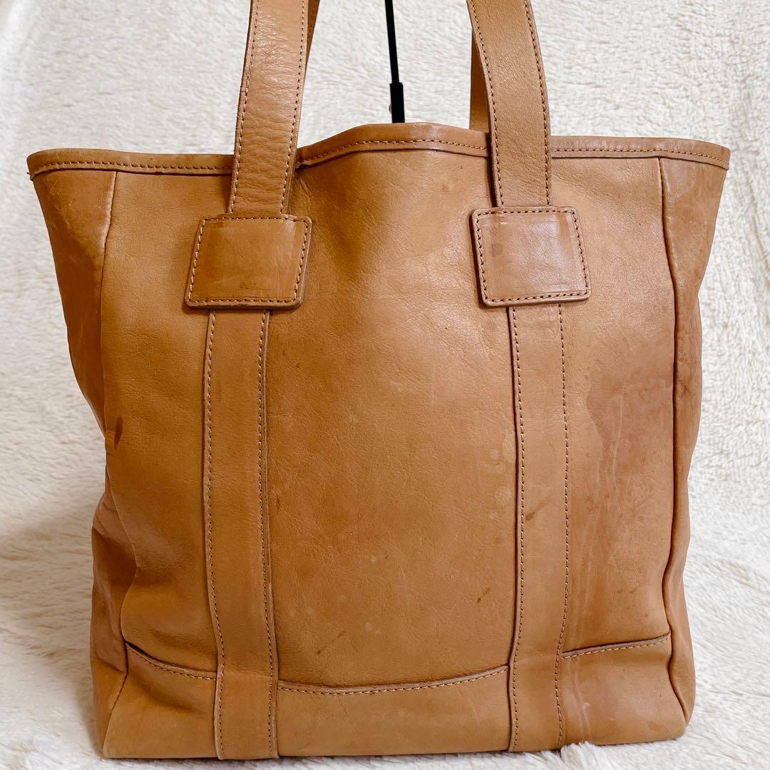 希少 廃盤品 PORTER ポーター オールレザー キャメル トートバッグ 船型