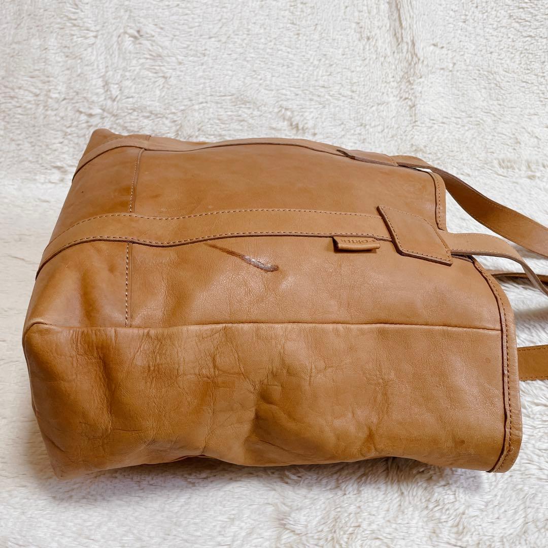 希少 廃盤品 PORTER ポーター オールレザー キャメル トートバッグ 船型