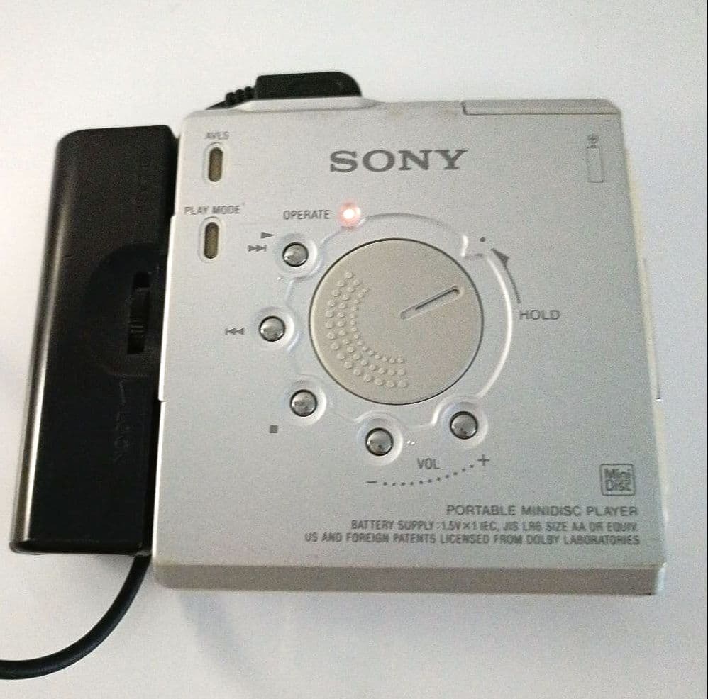 SONY MDウォークマンMZ-E500＋中古mini disc25枚
