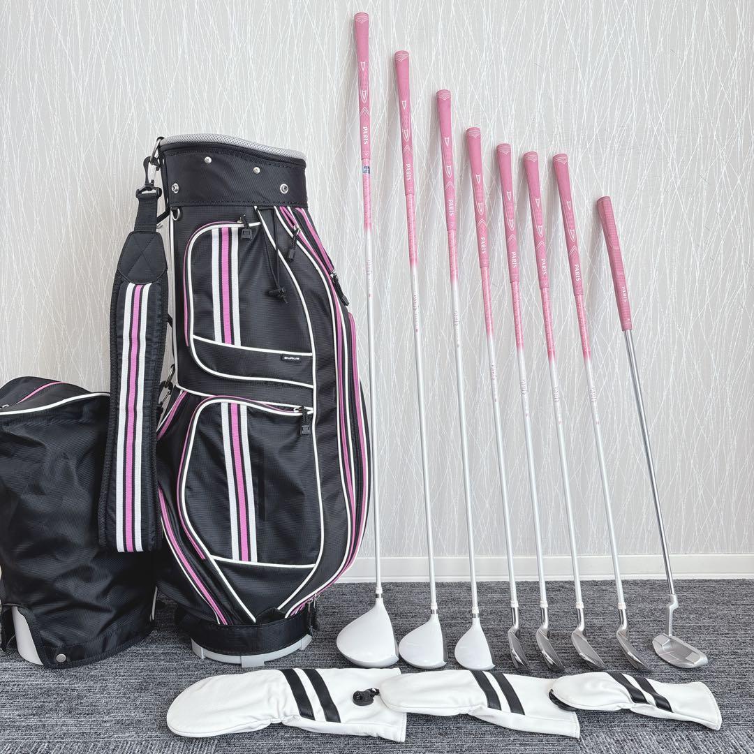 超豪華❗️PARIS 初心者 レディース 優しい ゴルフ クラブセット