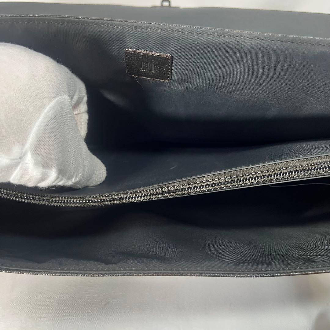 dunhill ダンヒルブラックビジネスバッグ