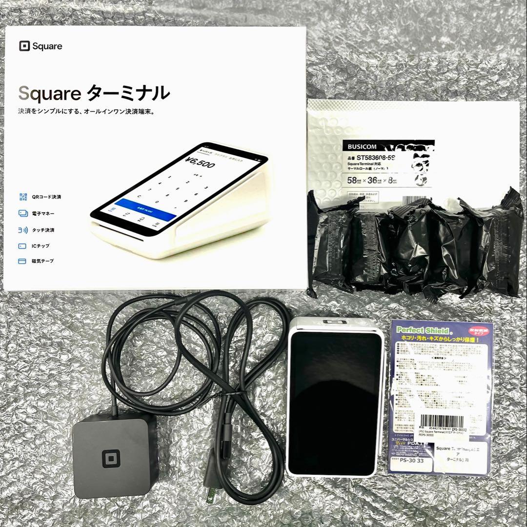 Square ターミナル レシートロール5本付き