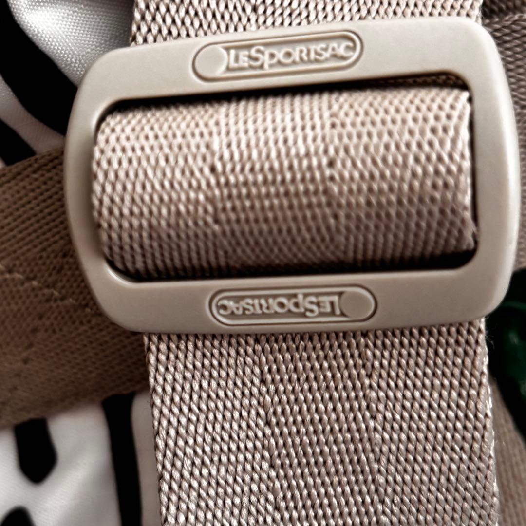 レスポートサック×ミュベール　ゼブラ柄ボストンバッグ Large