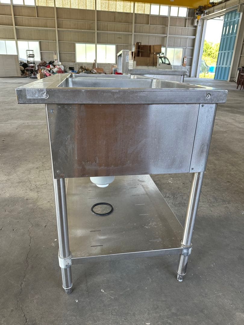 業務用 2槽シンク 流し台 ステンレス シンク 1200×600 茨城県引取歓迎