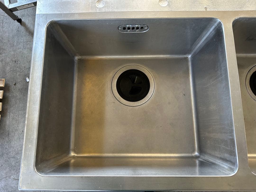 業務用 2槽シンク 流し台 ステンレス シンク 1200×600 茨城県引取歓迎