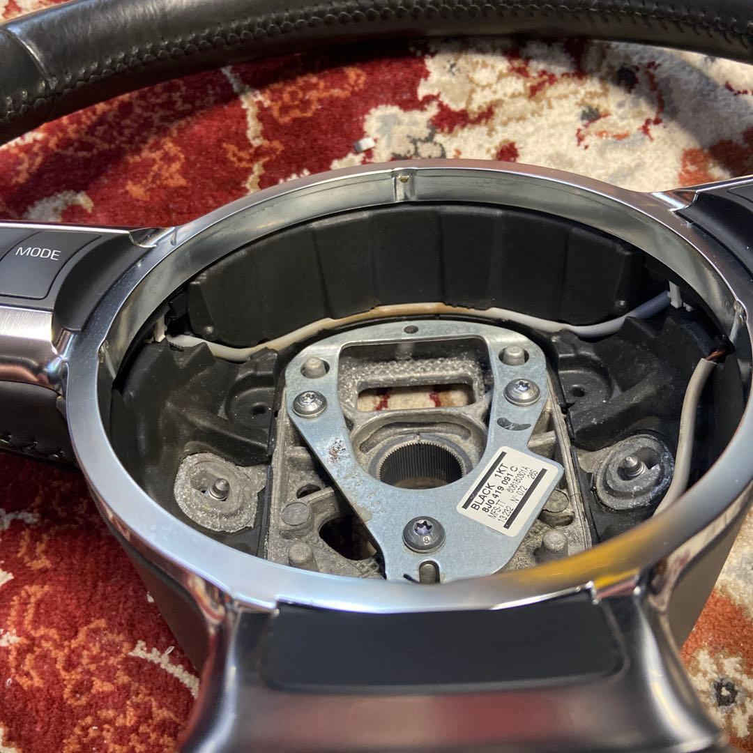 アウディ　純正　パドルシフト付ハンドル