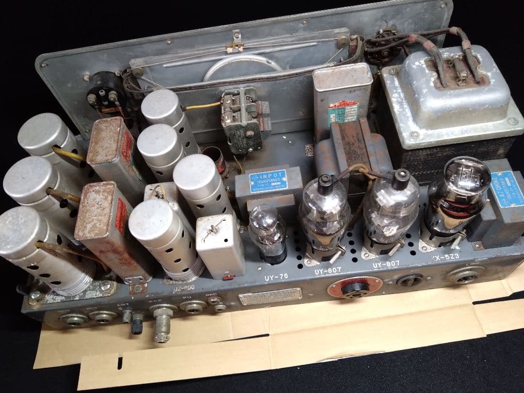 【ナショナル】K-106 AMPLIFIER 真空管ラジオ　博物館行きレベル！