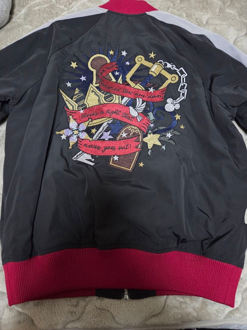 キングダムハーツ スカジャン 刺繍デザイン L相当