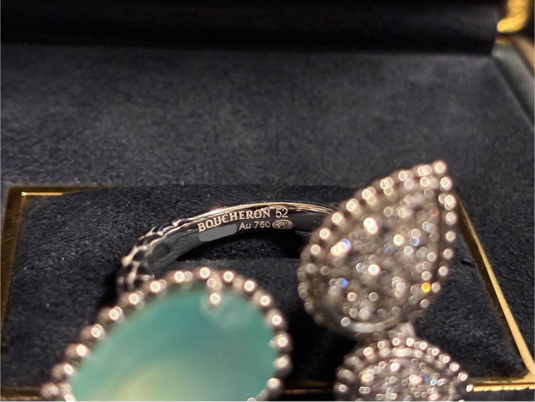 ブシュロン　セルパンボエム　アクアプレーズ　リング　#52