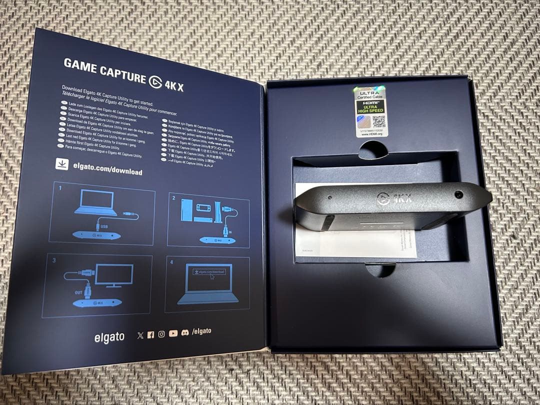elgato 4K X ゲームキャプチャ