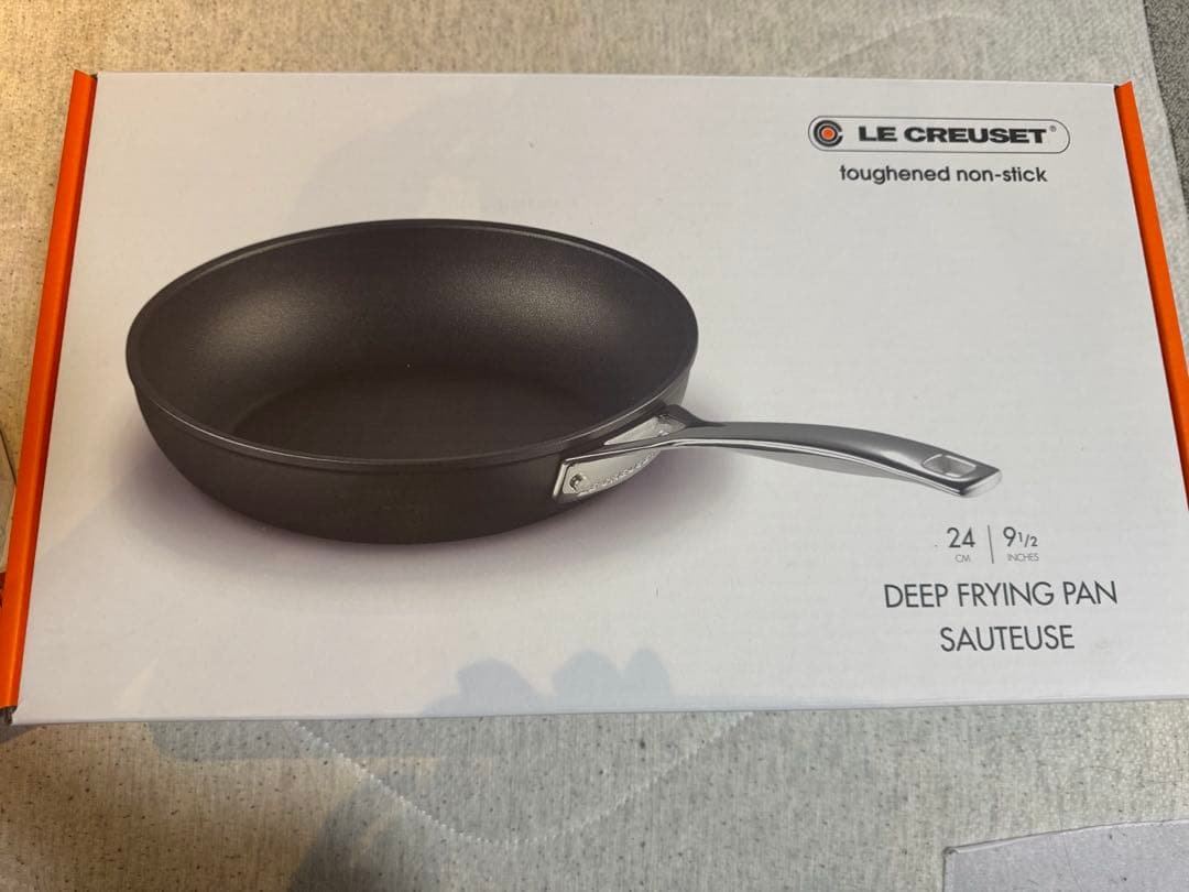 新品 ♡ Le Creuset ディープフライパン 24cm ガラス蓋