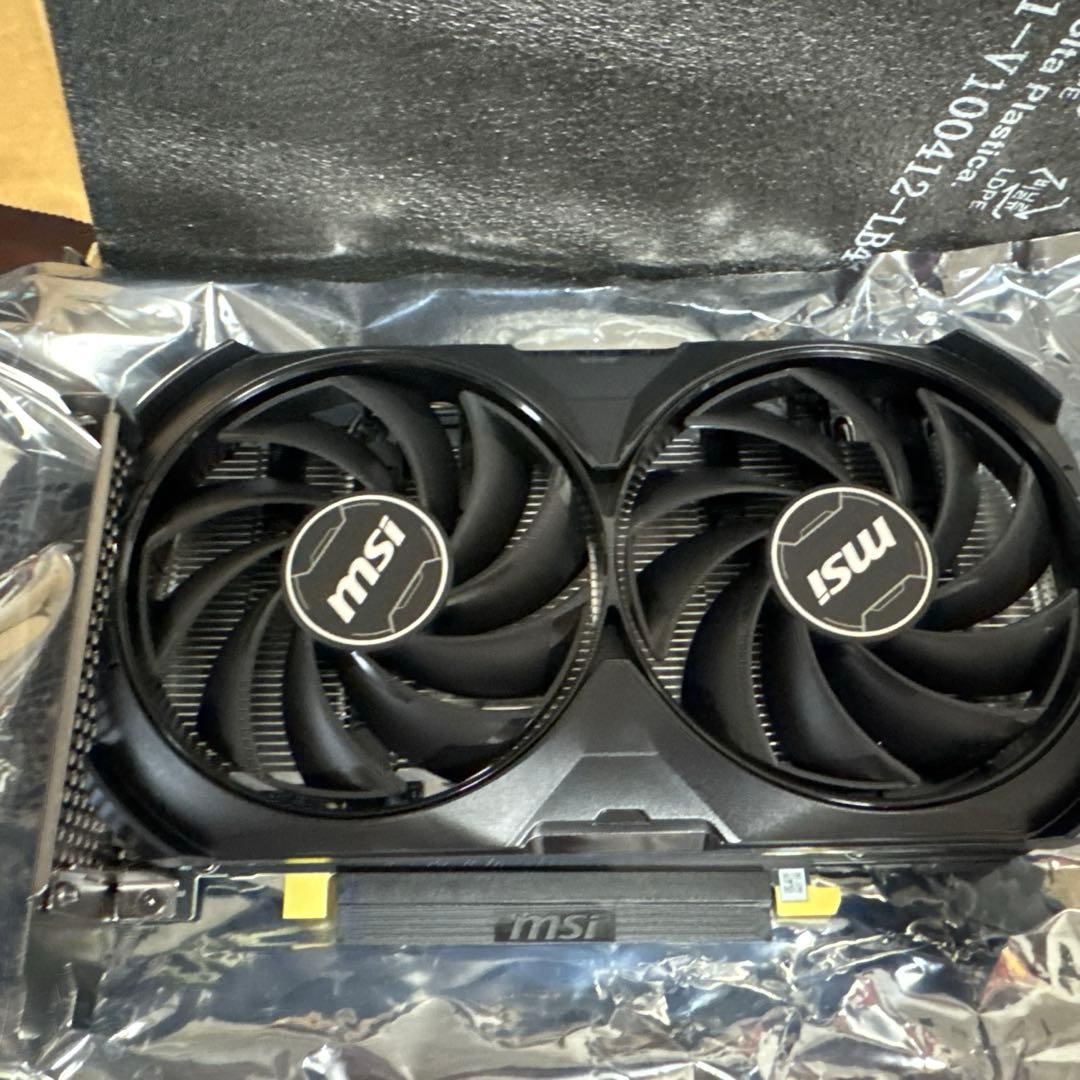 グラフィックボード・グラボ・ビデオカード GeForce RTX 4060ti 8gb VENTUS 2X BLACK