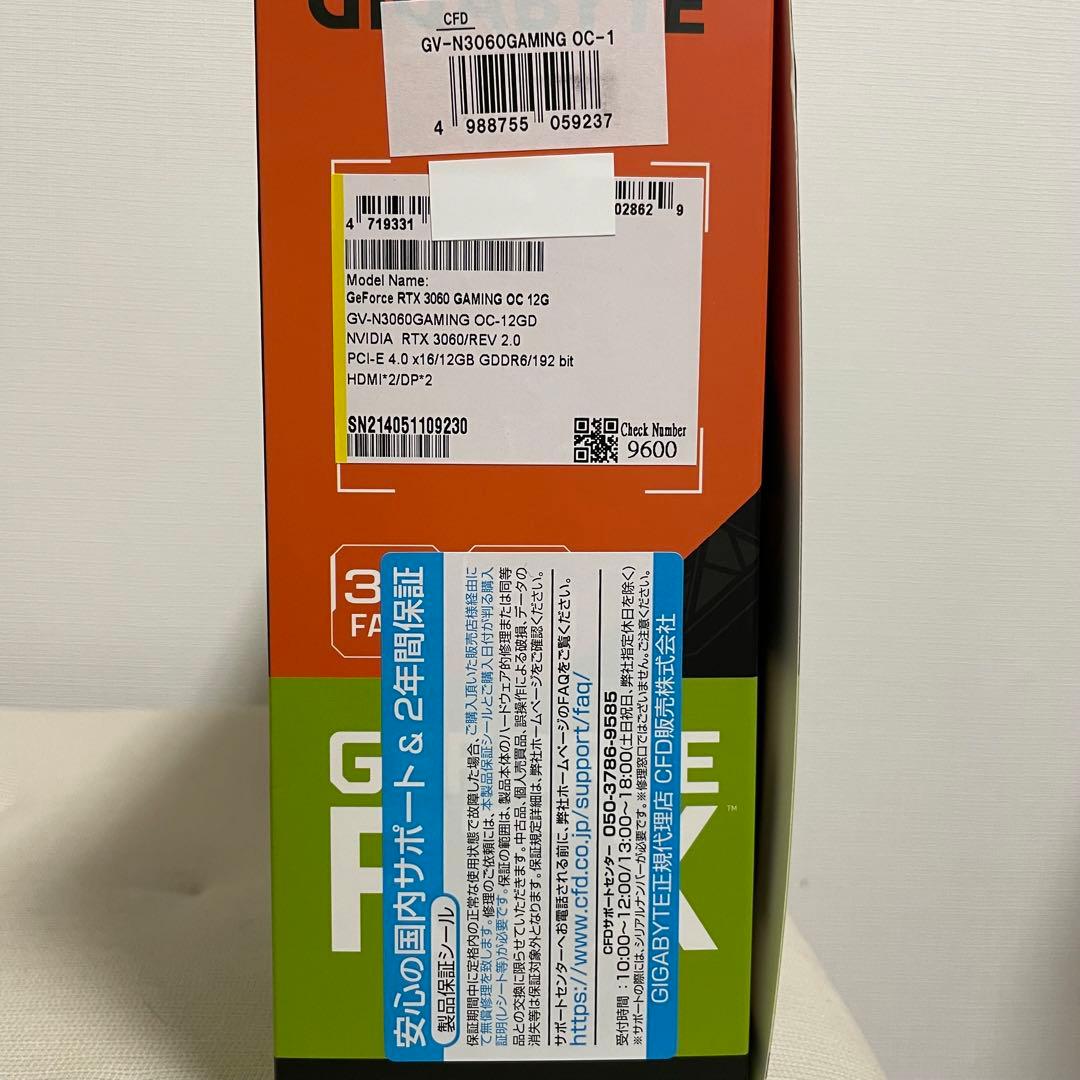 その他 GIGABYTE GeForce RTX 3060