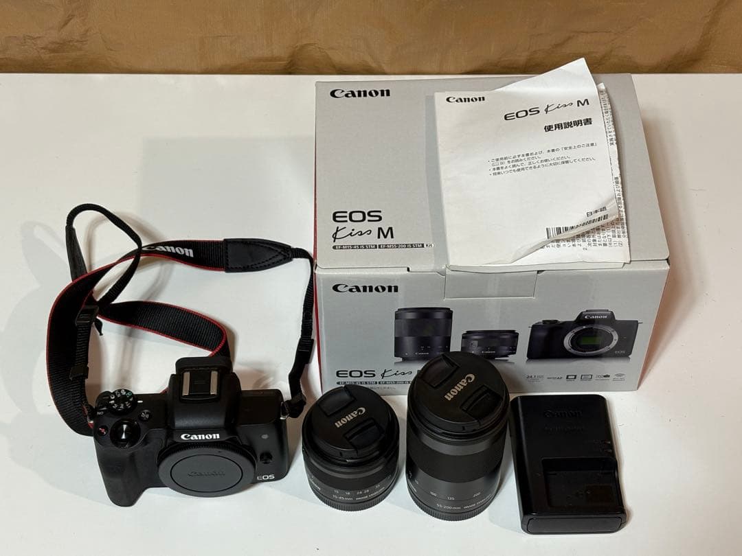 キャノン Canon EOS Kiss M 標準レンズ 望遠レンズ