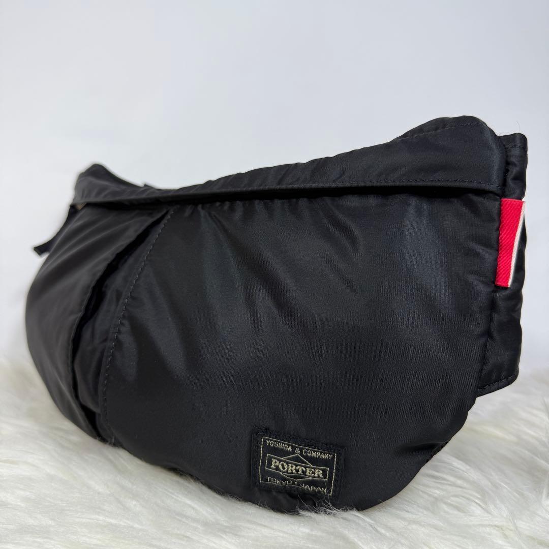 [未使用級] PORTER ボディバッグ ブラック　WHIZ-LIMITED