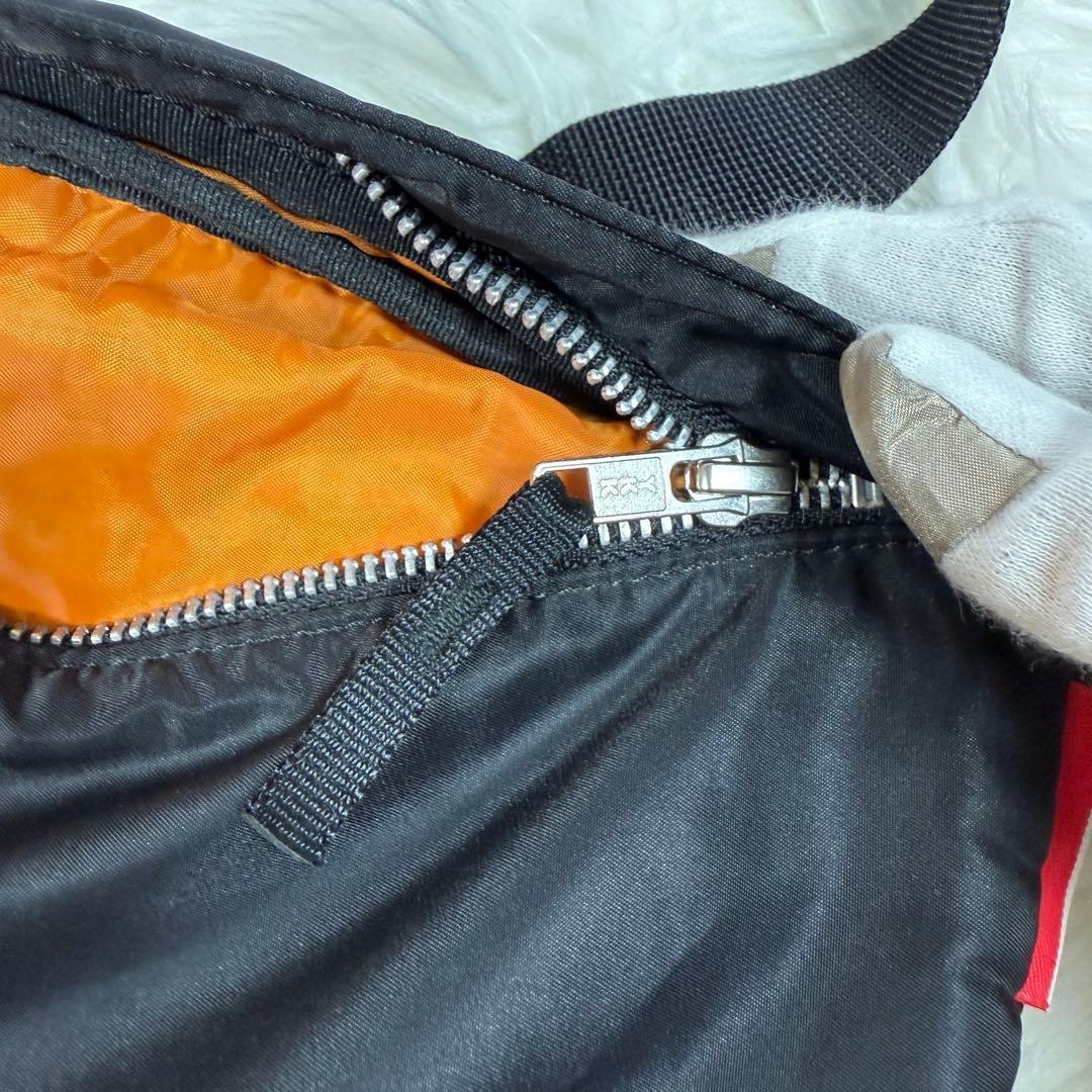 [未使用級] PORTER ボディバッグ ブラック　WHIZ-LIMITED