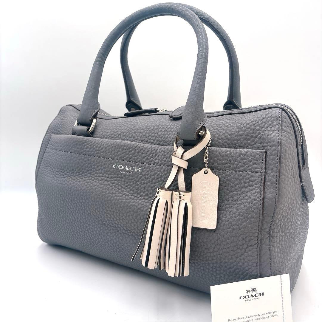 未使用✨コーチ レガシー ミニボストン ペブルドレザー ヘイリーサッチェル