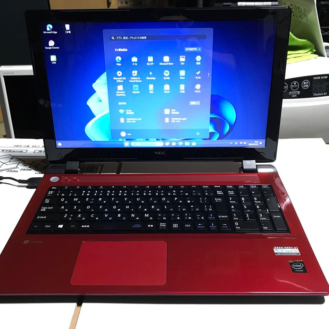 Windowsノート本体 N E C  L A V I E  Windows11