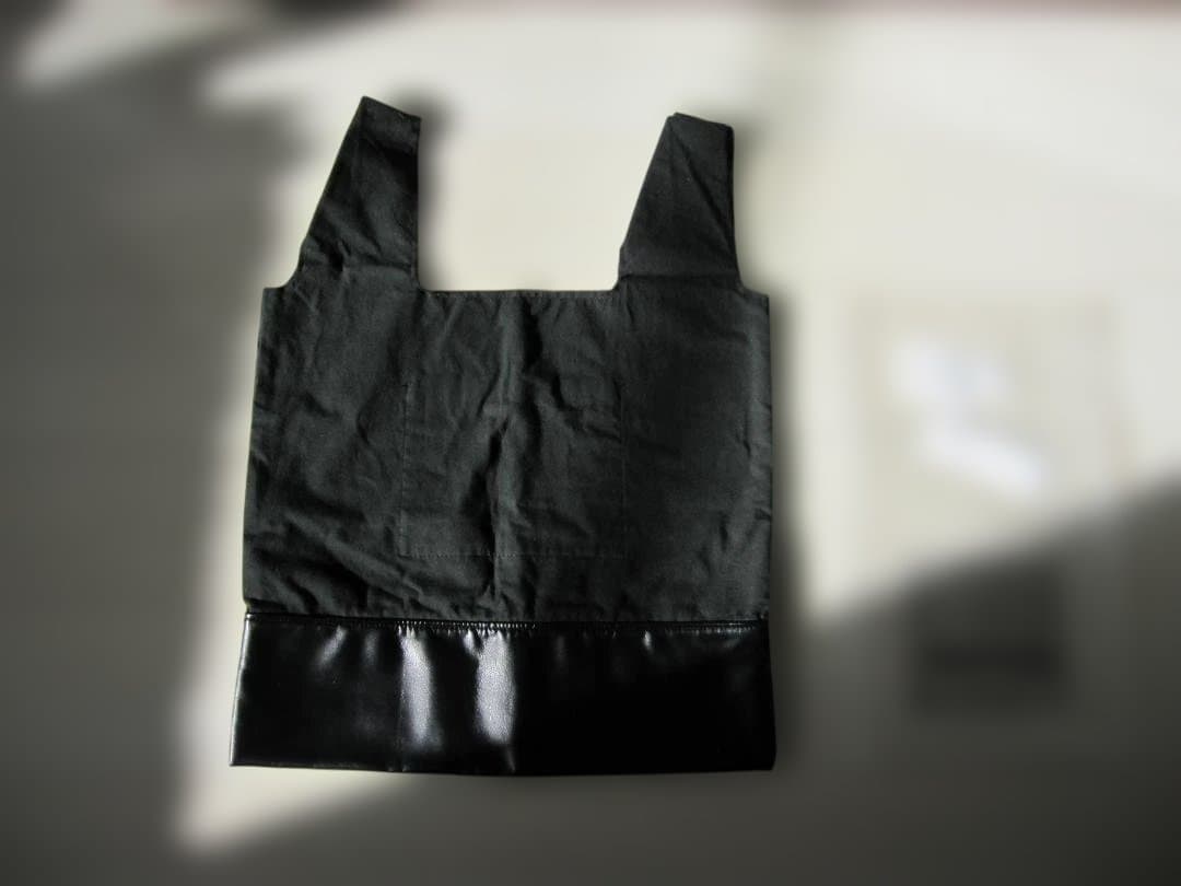 BLACK COMME des GARCONS　リメークトートバッグ　黒