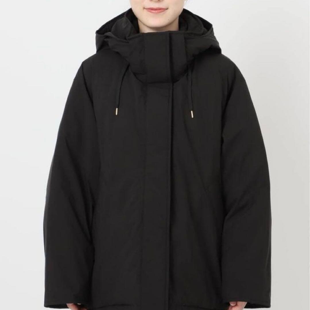 Spick & Span 2WAY撥水ダウンハーフコート　ブラック34