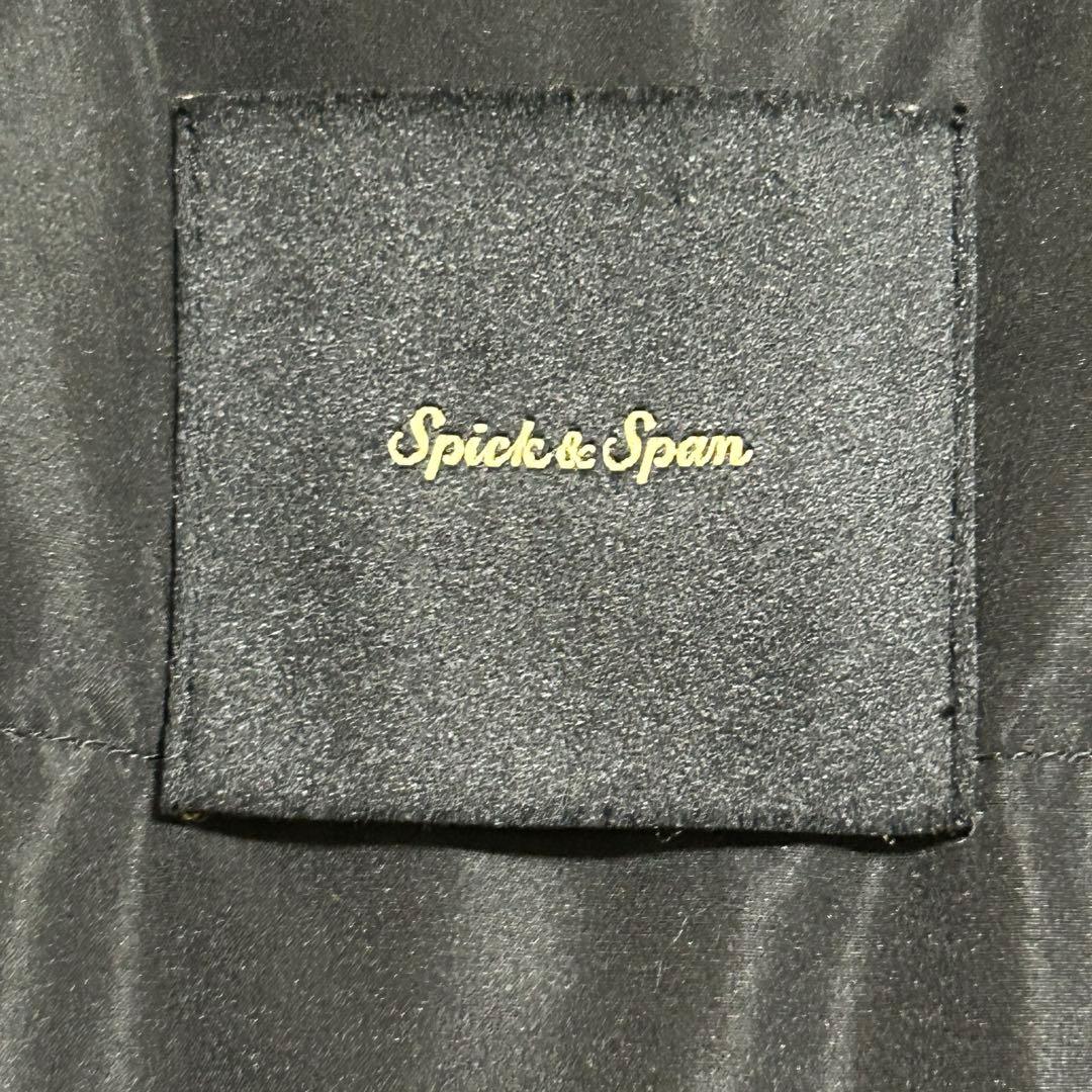 Spick & Span 2WAY撥水ダウンハーフコート　ブラック34