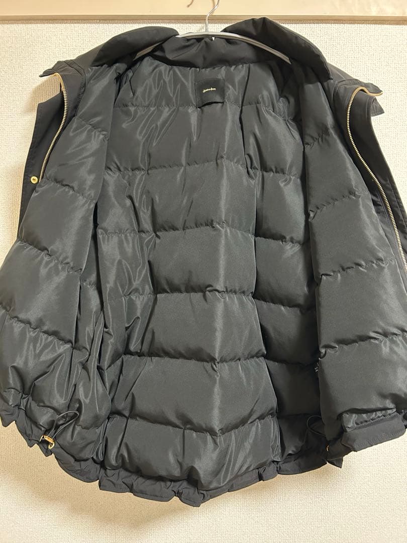 Spick & Span 2WAY撥水ダウンハーフコート　ブラック34