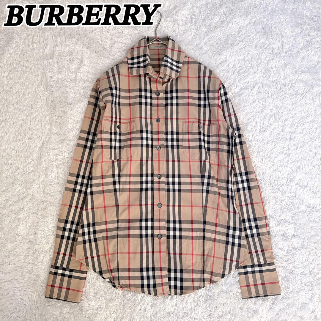 未使用級✨ BURBERRY LONDON ノバチェック シャツ チェック柄 S