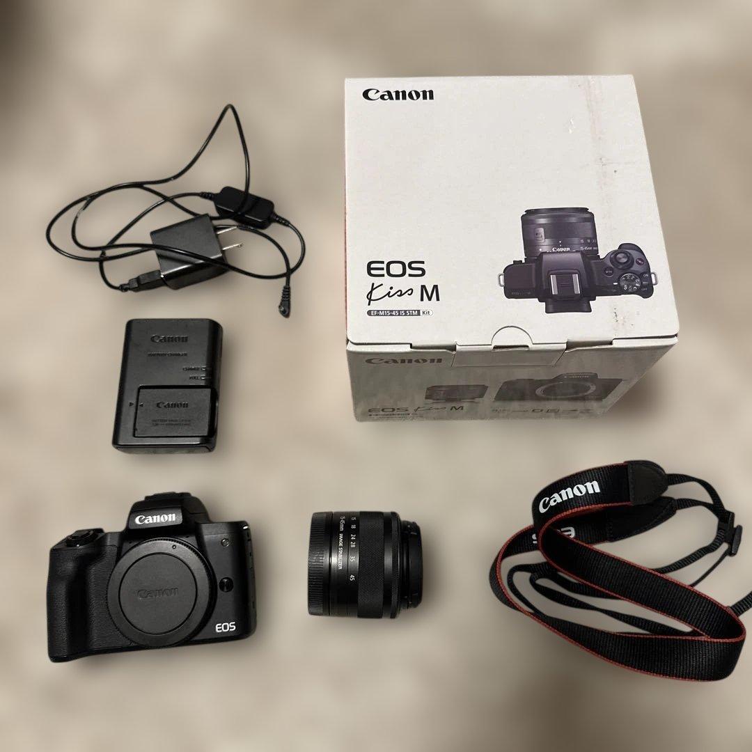 Canon EOS Kiss M 一眼レフカメラ