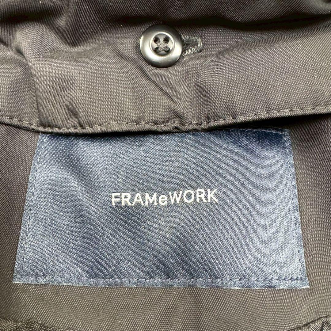 定価5万✨ フレームワーク ダウンコート 完売品 ブラック 36 Sサイズ 黒