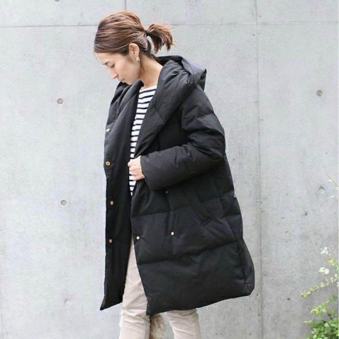 定価5万✨ フレームワーク ダウンコート 完売品 ブラック 36 Sサイズ 黒