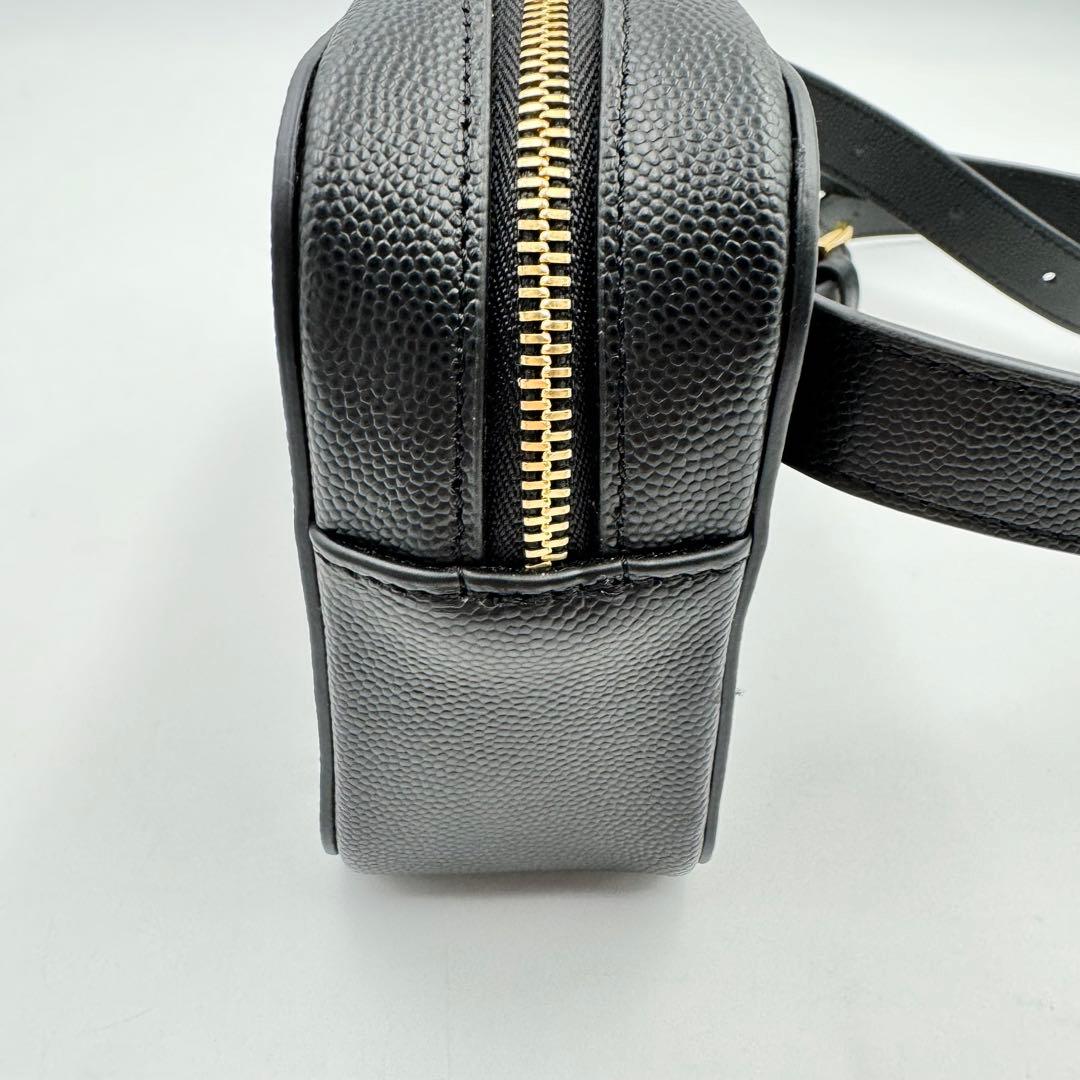 未使用品✨FURLA ウエストバッグ　ブラック　レザー