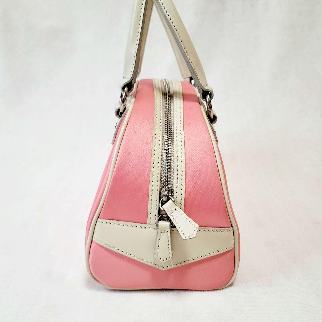 レア美品☆BURBERRYバーバリーホースロゴ刺繍 ミニボストンバッグ Y2K