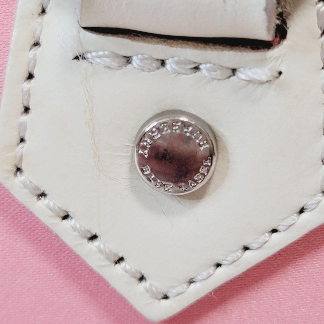 レア美品☆BURBERRYバーバリーホースロゴ刺繍 ミニボストンバッグ Y2K