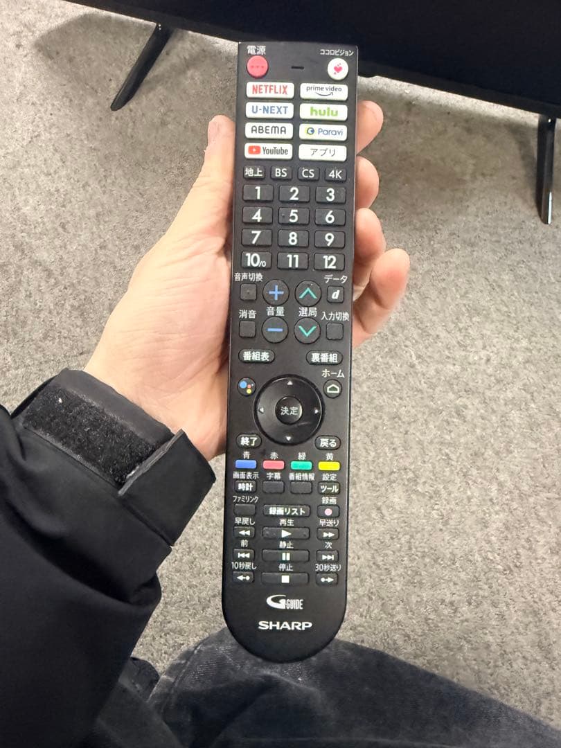 テレビ　シャープ　2023 4k