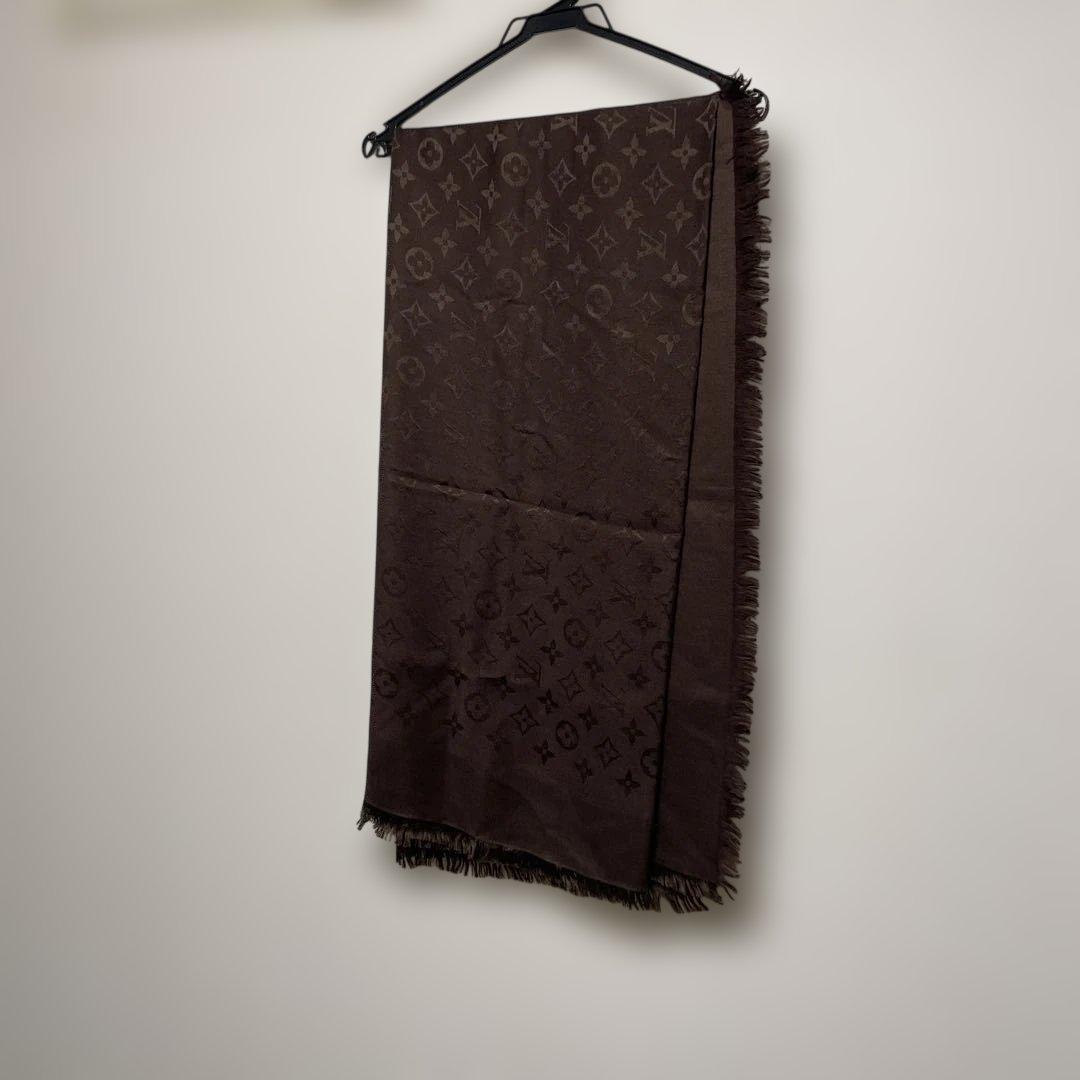 Louis Vuitton モノグラム ストール マフラー　ブラウン