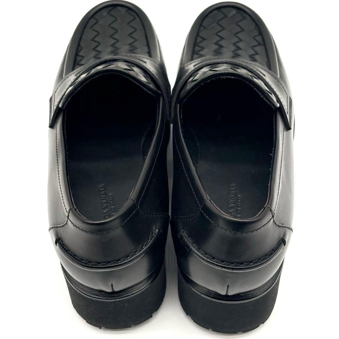 【美品】BOTTEGA VENETA 厚底　イントレチャート　ローファー