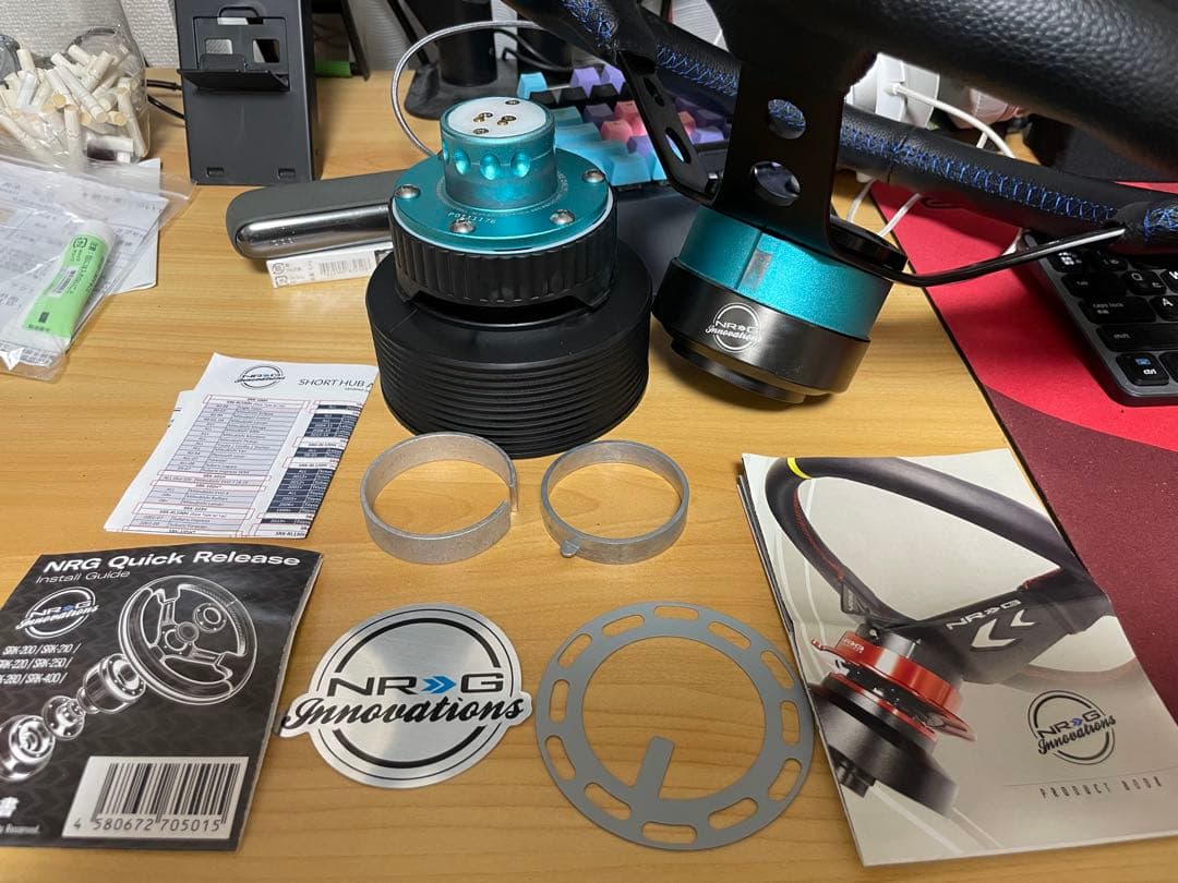 NRG クイックリリース＋d1spec ステアリング　33パイ　zc33s