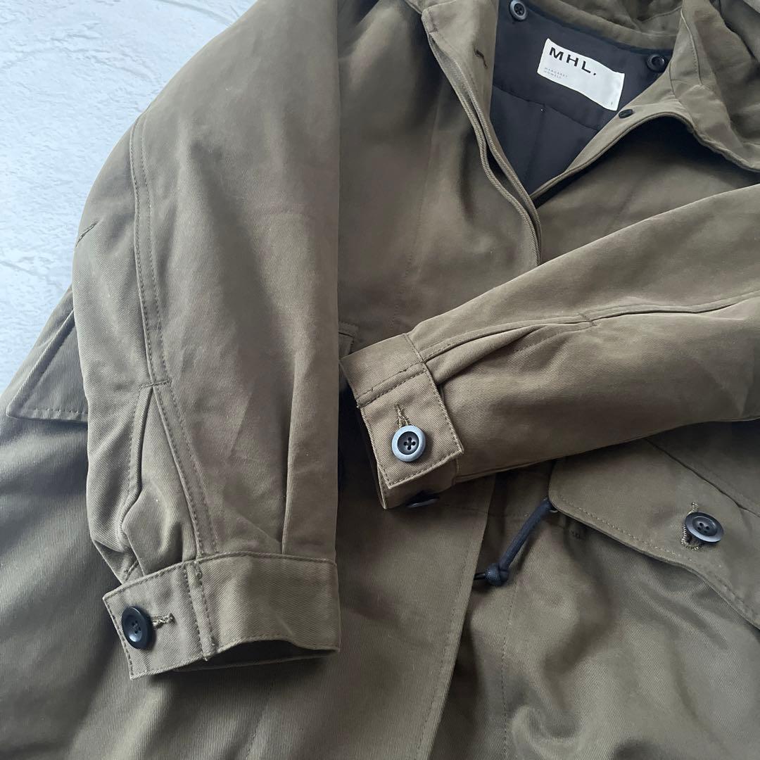 MHL. フード付き モッズコート ライナー付き