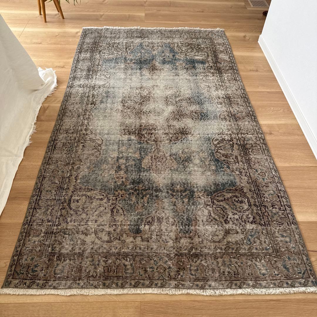 オーバーダイラグ トルコラグ ヴィンテージラグ