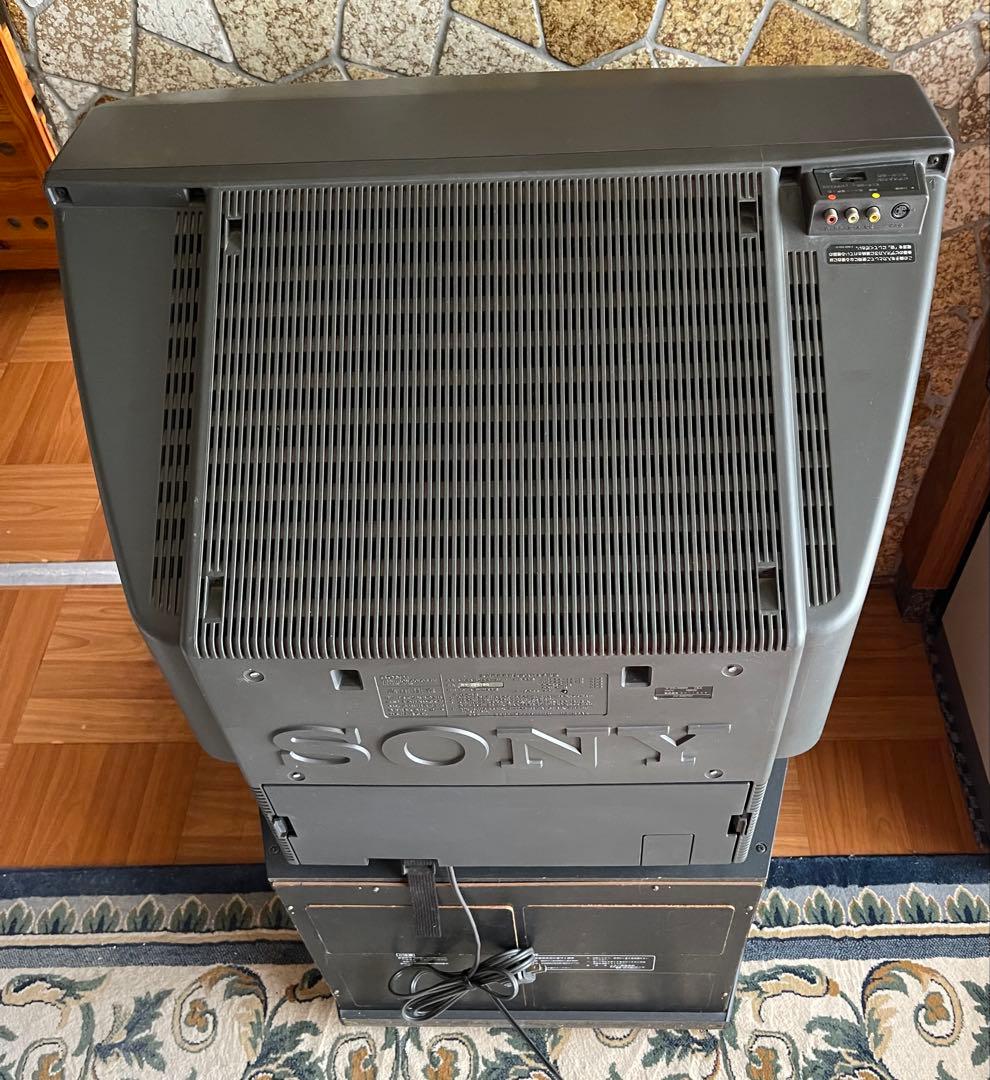 SONY ブラウン管テレビ 本体　専用テレビ台付