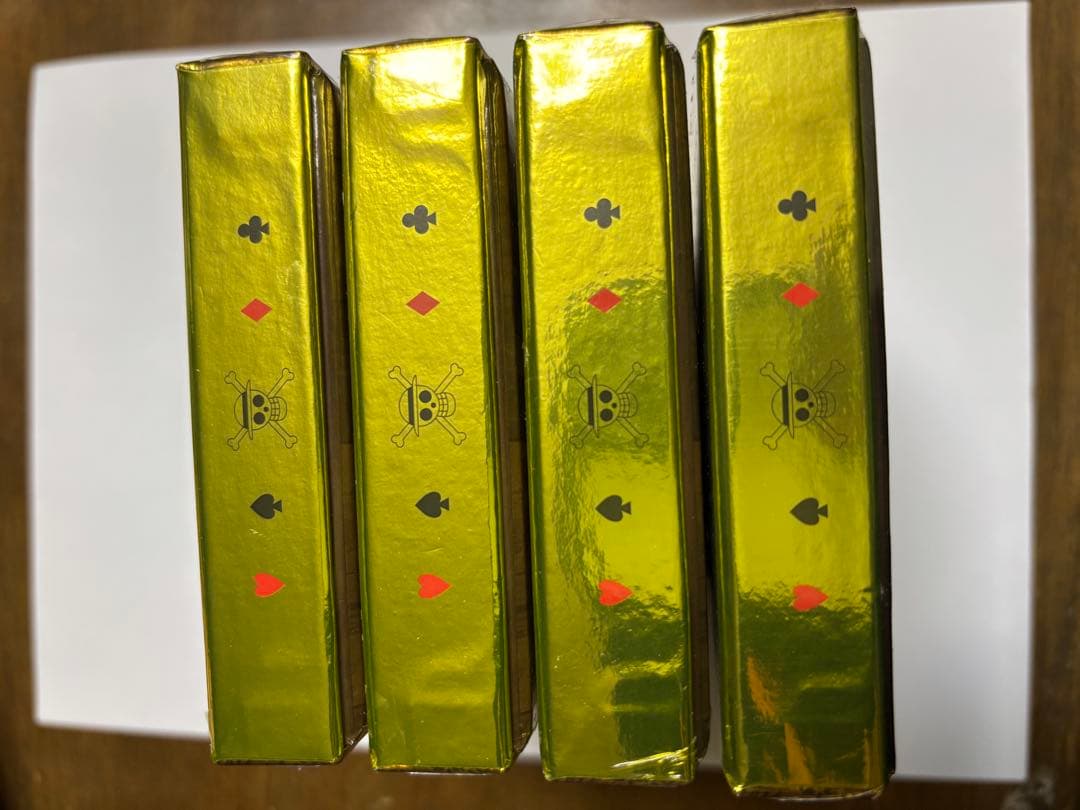 ONE PIECE ゴールデントランプ　プレイングカード 4セット評価の低い方×