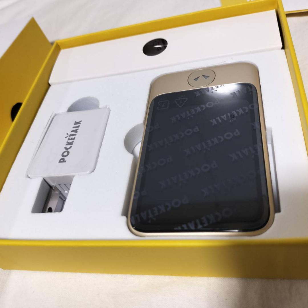 ☆新品　未使用　POCKETALK (ポケトーク) S PTSGG ゴールド