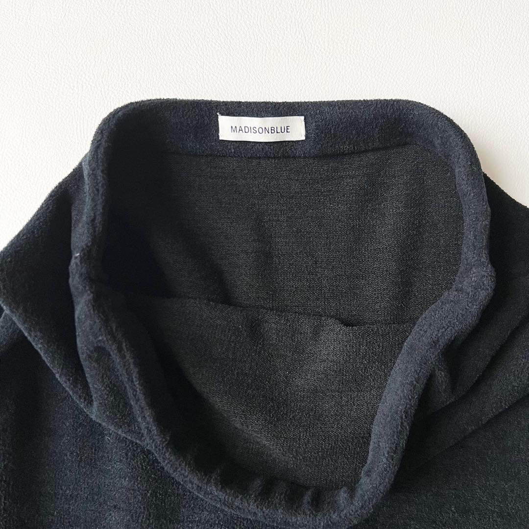 4943【美品】マディソンブルー　サイドタックマーメイドスカート 23年　黒