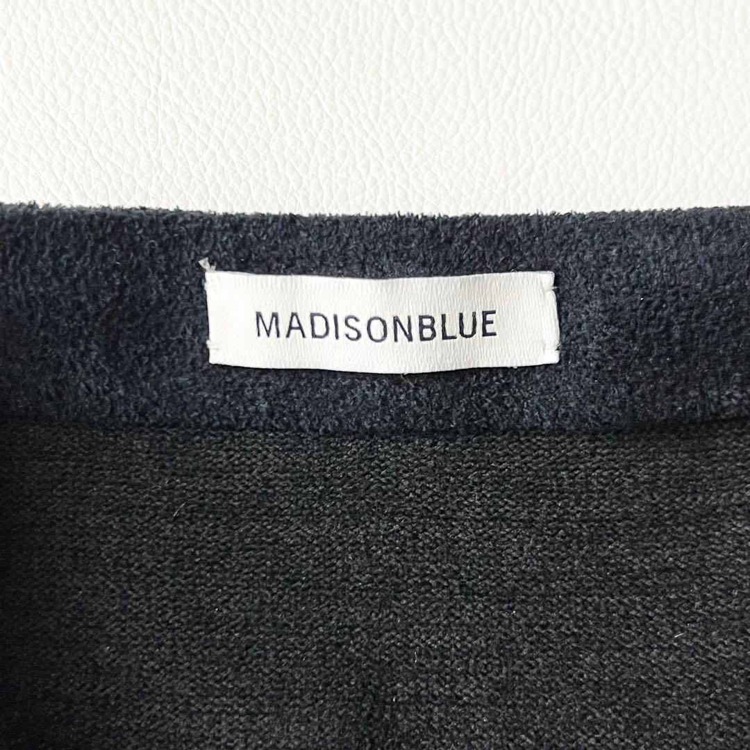 4943【美品】マディソンブルー　サイドタックマーメイドスカート 23年　黒