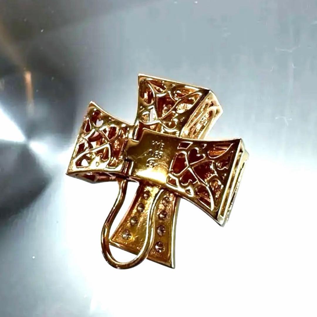 【ゆきざき公式】ダブルトップ ペンダントトップ K18PG