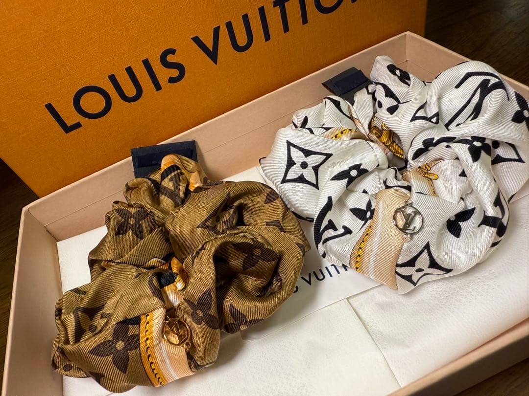 4/18まで ルイヴィトン モノグラムヘアシュシュ コンフィデンシャル