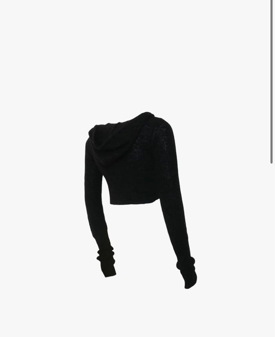 トップス theredthread S w zip knit hoodie