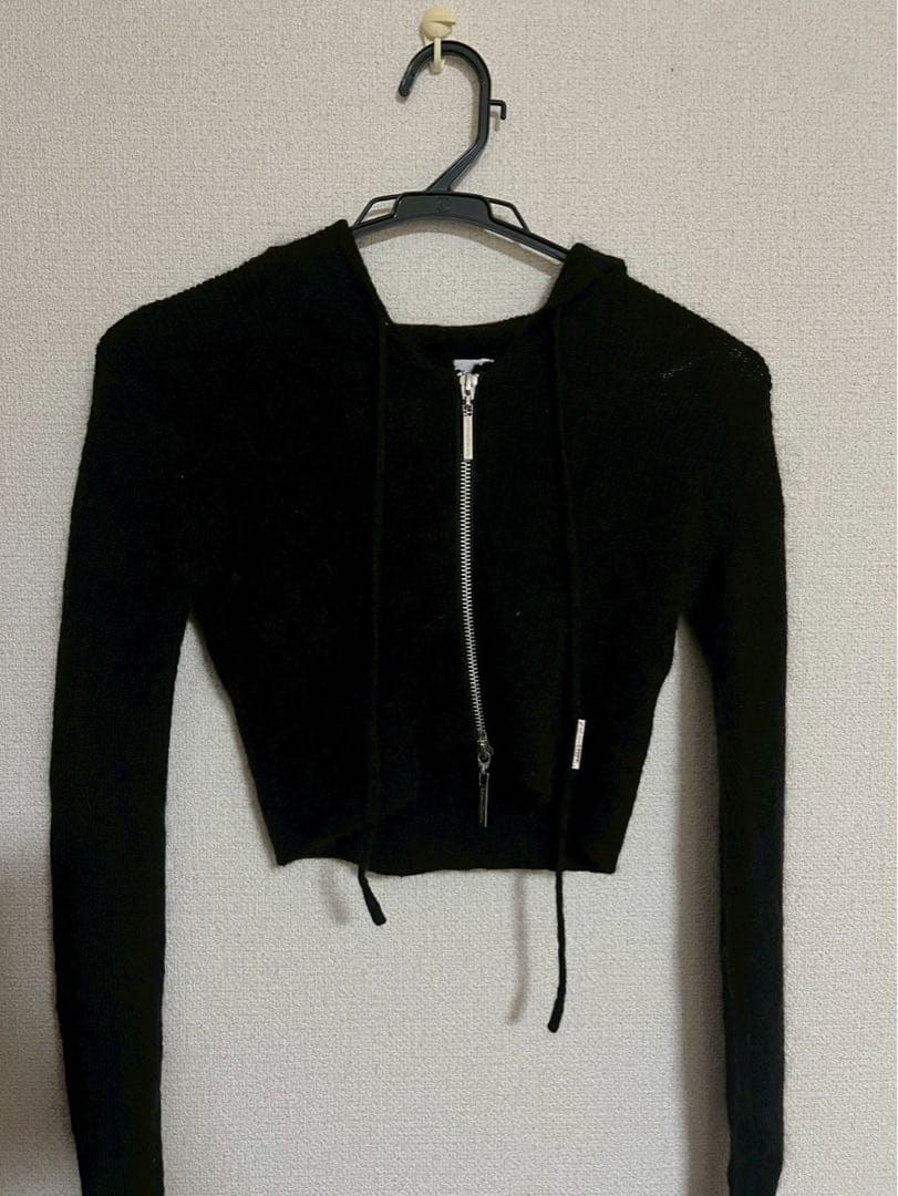 トップス theredthread S w zip knit hoodie