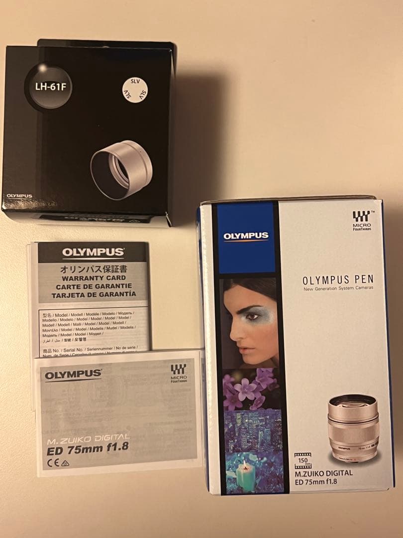 OLYMPUS M.ZUIKO DIGITAL 75mm f/1.8シルバー